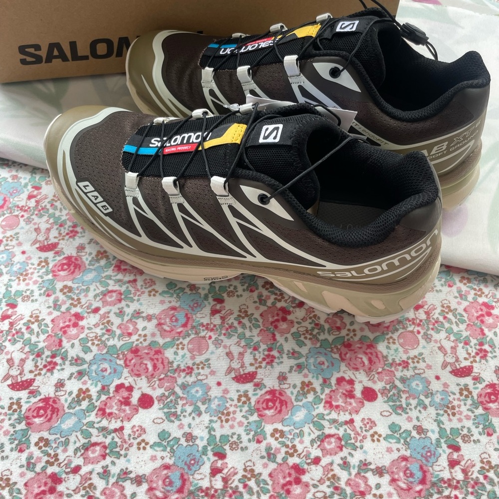 Salomon Men's Trail Runners - Brown, Beige, Black - Picture 2 of 8